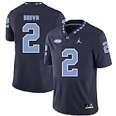 North Carolina Tar Heels 2 Larry Brown Black College Football Jersey Dzhi,baseball caps,new era cap wholesale,wholesale hats